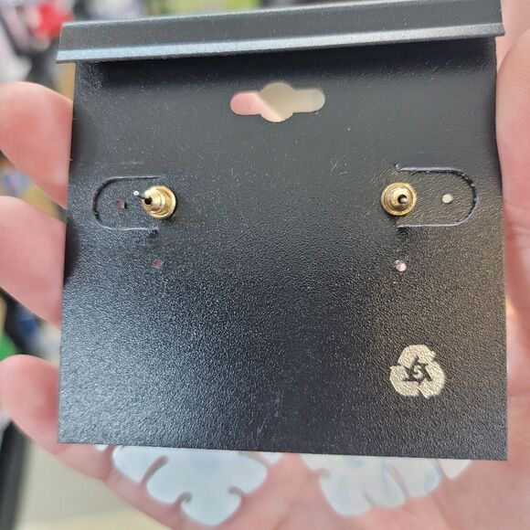 Brand New Blue Sea Shells Graphic Earrings - Picture 4 of 5